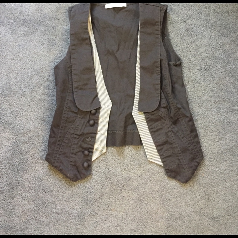 Gray vest